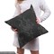 Ambesonne Dark Grey Fabric by The Yard Antique Damask Pattern in 3D Style Classic Retro Floral Design Decorative Fabric for Quilts Headboard Upholstery Fabric Storage Baskets 10 Yards Grey Charcoal